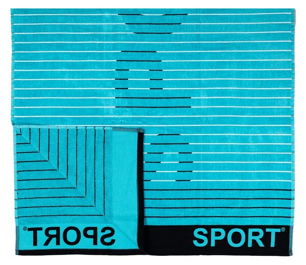 SPORT Strandtörölköző türkiz 165x90cm