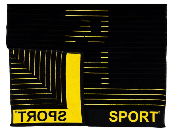 SPORT Strandtörölköző fekete 165x90cm