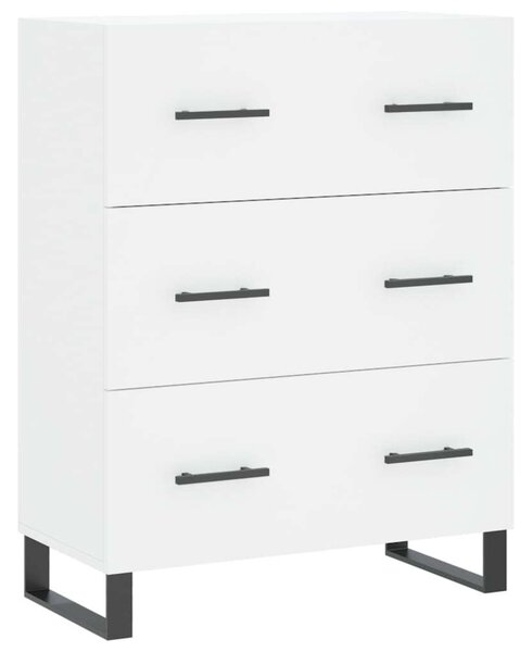 VidaXL fehér szerelt fa magasszekrény 69,5 x 34 x 180 cm