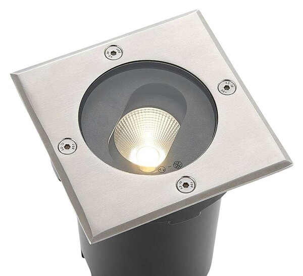 Lucande - Doris LED Square Kültéri Beépíthető Spotlámpák Steel - Lampemesteren