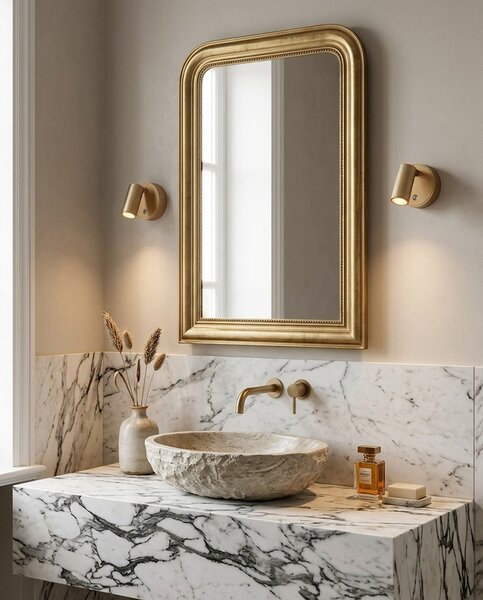King Home SHP PICKET fali lámpa acél arany LED