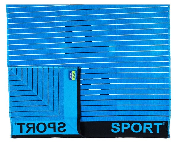 SPORT Strandtörölköző kék 165x90cm