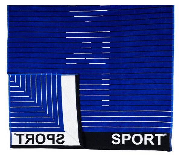 SPORT Strandtörölköző sötétkék 165x90cm