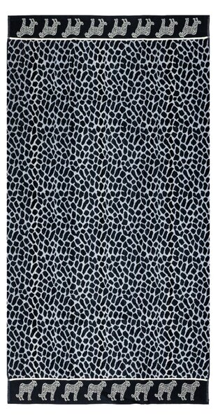 AFRIKA Strandtörölköző szürke leopárd 165x90cm