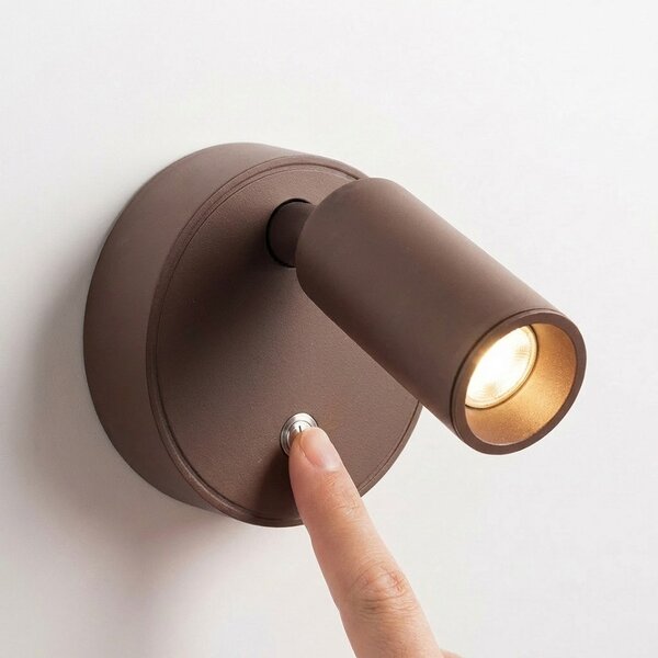 King Home SHP PICKET fali lámpa acél barna LED