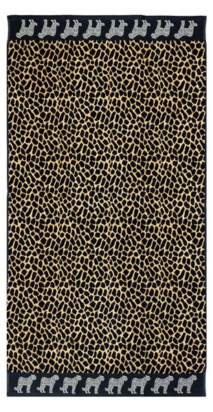 AFRIKA Strandtörölköző barna leopárd 165x90cm