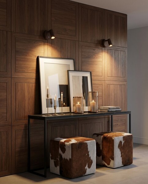 King Home SHP PICKET fali lámpa acél barna LED