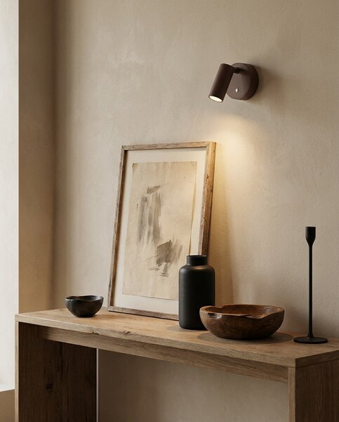 King Home SHP PICKET fali lámpa acél barna LED