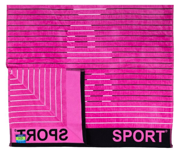 SPORT Strandtörölköző pink 165x90cm