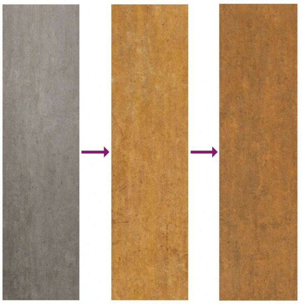 VidaXL corten acél növénytartó 80x40x80 cm