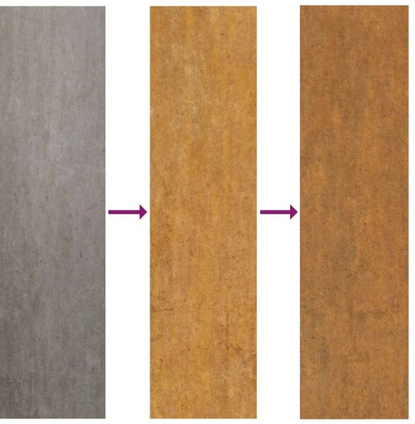 VidaXL corten acél növénytartó 80x40x80 cm