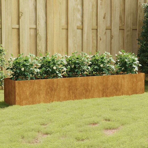 VidaXL Corten Acél Magaságyás - 200x40x40 cm