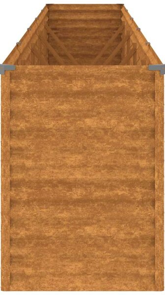 VidaXL Corten Acél Magaságyás - 482x50x69 cm