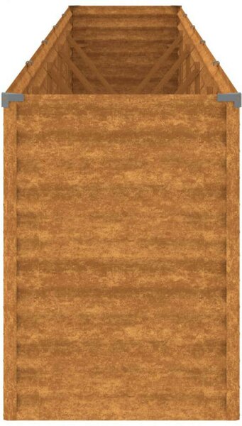 VidaXL Corten Acél Magaságyás - 482x50x69 cm