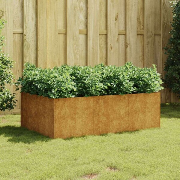 VidaXL Corten Acél Magaságyás - 120x80x40 cm
