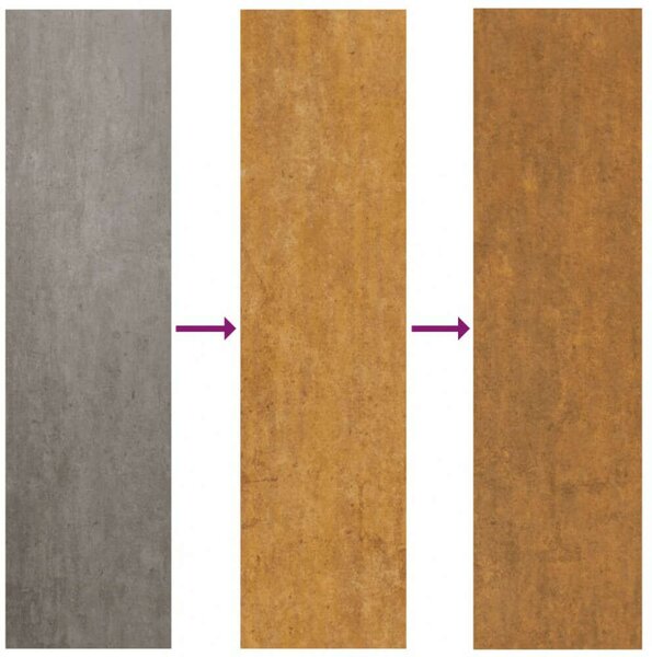 VidaXL corten acél növénytartó 80x80x40 cm