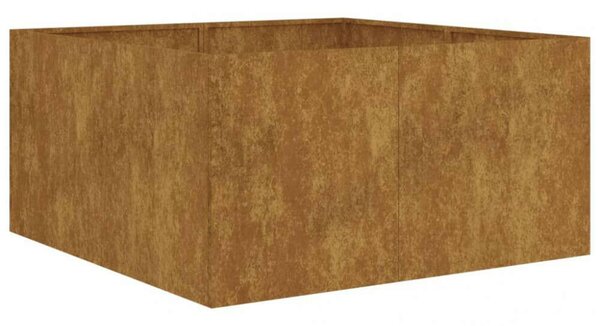 VidaXL corten acél növénytartó 80x80x40 cm