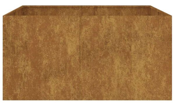 VidaXL corten acél növénytartó 80x80x40 cm