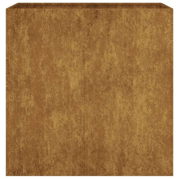 VidaXL corten acél növénytartó 80x40x80 cm