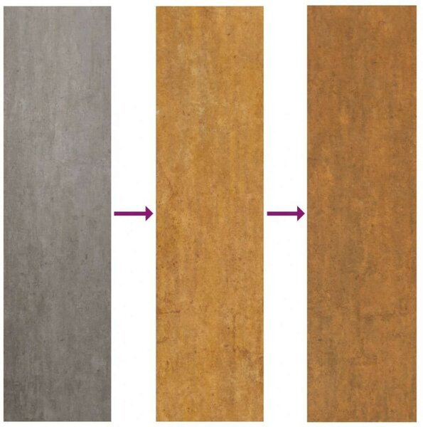 VidaXL Corten Acél Növénytartó - 40x40x80 cm