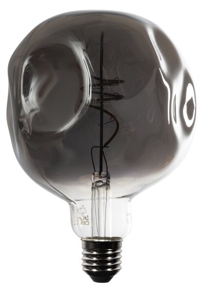 E27 dimmelhető LED izzó spirál filament G125 tükör ezüst 4W 75 lm 1800K