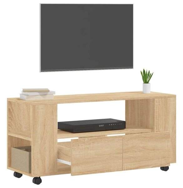 Vidaxl TV-szekrény Sonoma Tölgy - 102x34,5x43 cm