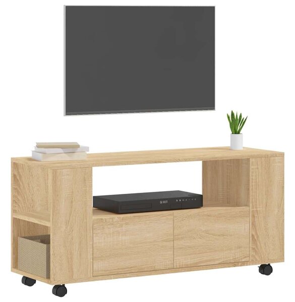 Vidaxl TV-szekrény Sonoma Tölgy - 102x34,5x43 cm