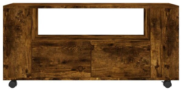Modern Füstös Tölgy TV Szekrény - 102x34,5x43 cm