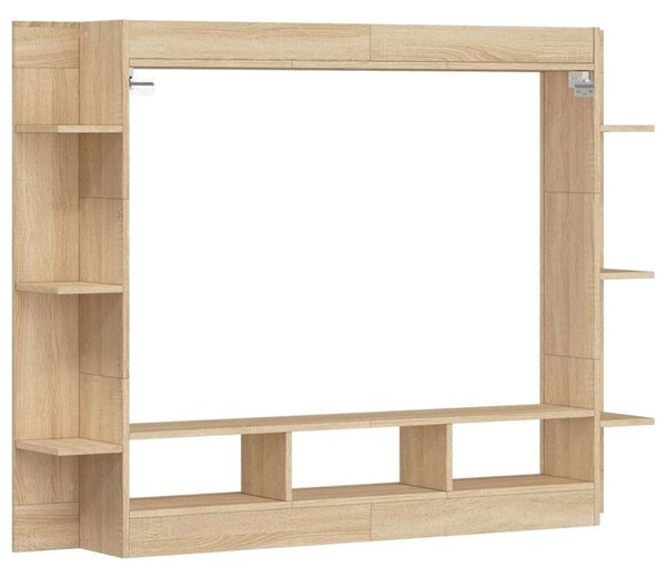 Falra Szerelhető TV Szekrény - Sonoma Tölgy - 152x113 cm