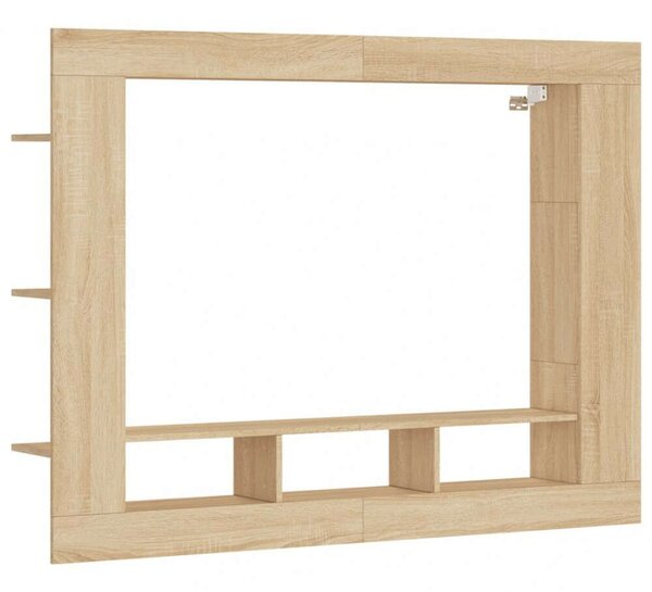 Falra Szerelhető TV Szekrény - Sonoma Tölgy - 152x113 cm