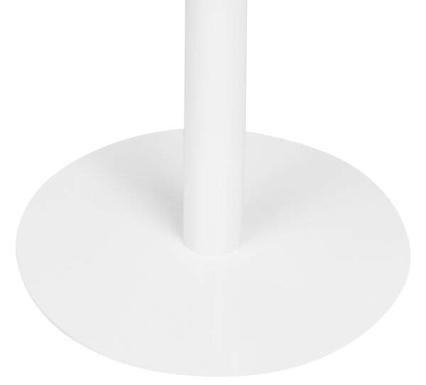 Bárasztal MORELLA Világosbarna/fehér 80 cm 80 cm