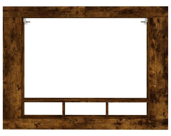VIDAXL Falra Szerelhető TV Szekrény - Füstös Tölgy - 152x22x113 cm