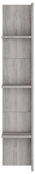 Modern Falra Szerelhető TV Szekrény - Sonoma Szürke - 152x113 cm