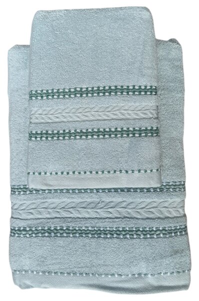 Aurélia MINT - pamut törölköző és fürdőlepedő Méret: Fürdőlepedő 50 x 95 cm