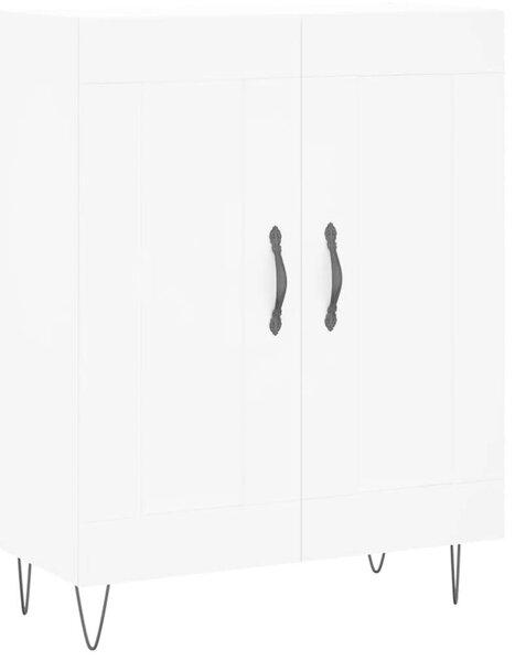 VidaXL Fehér Fa Magasszekrény - 180 cm