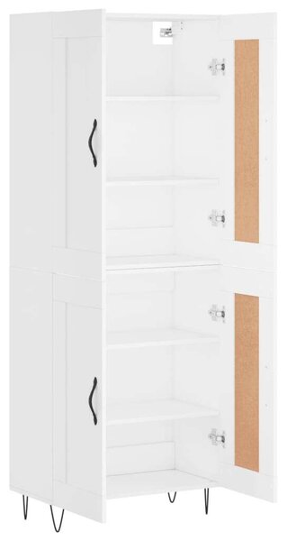 VidaXL Fehér Fa Magasszekrény - 180 cm