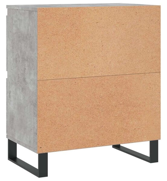 VIDAXL - 2 db Beton Szürke Tálalószekrény - 120x35x70 cm