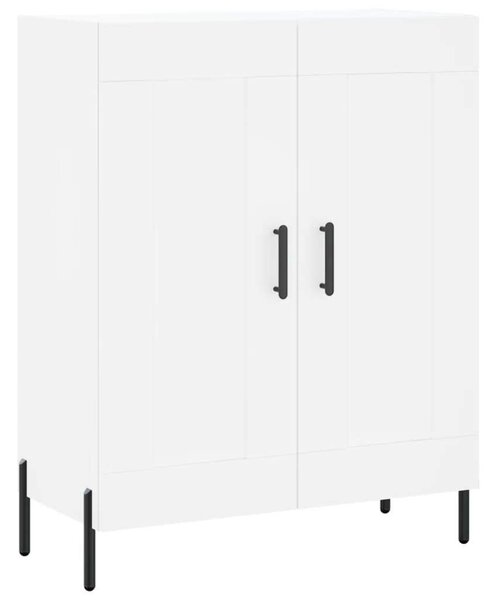 Modern Fehér Fa Magasszekrény - 69,5x34x180 cm