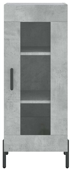 Modern Magas Szekrény - Beton Szürke - 180 cm