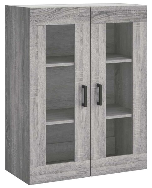 Szürke sonoma szerelt fa magasszekrény 69,5 x 34 x 180 cm