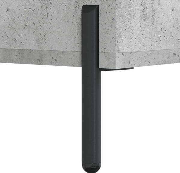 Modern Magas Szekrény - Beton Szürke - 180 cm