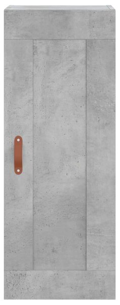 Magas Szekrény - Beton Szürke - 34,5x34x180 cm