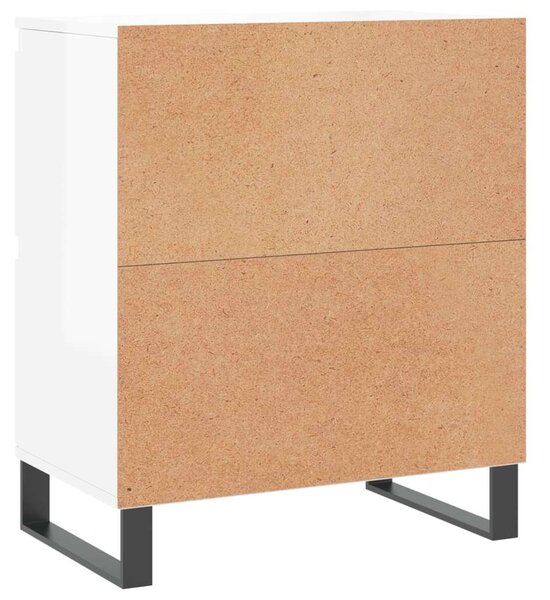 VidaXL Tálalószekrény - 2 db - Fehér Magasfényű - 120x35x70 cm