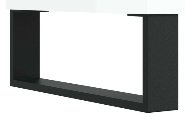 VidaXL Tálalószekrény - 2 db - Fehér Magasfényű - 120x35x70 cm