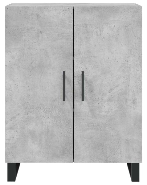 Modern Magas Szekrény - Beton Szürke - 180 cm