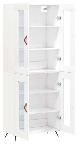 VidaXL Fehér Fa Magasszekrény - 180 cm