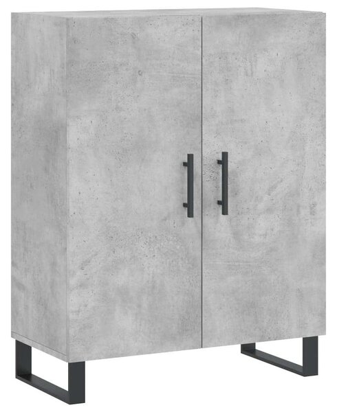 Modern Magas Szekrény - Beton Szürke - 180 cm