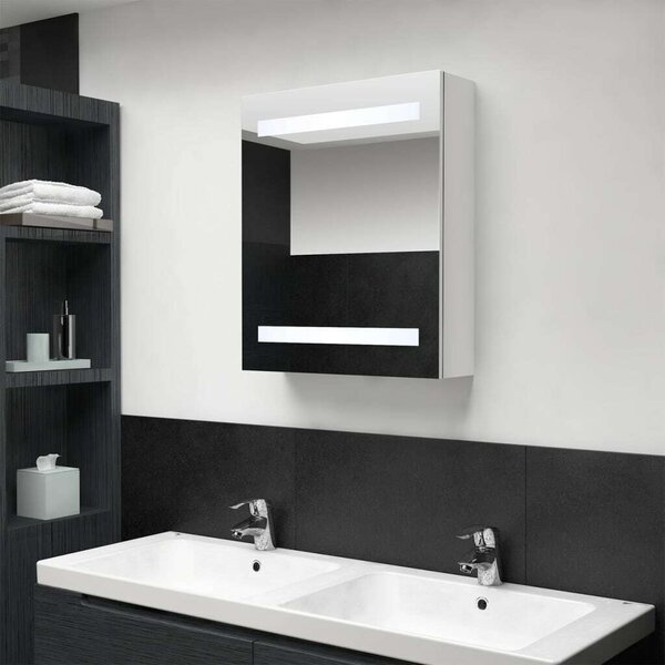 LED-es Tükrös Szekrény - 50x60 cm