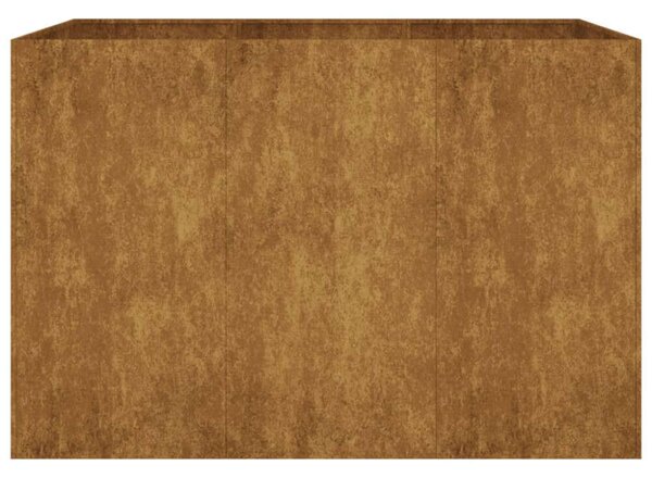 VidaXL Corten Acél Magaságyás - 120x80x80 cm