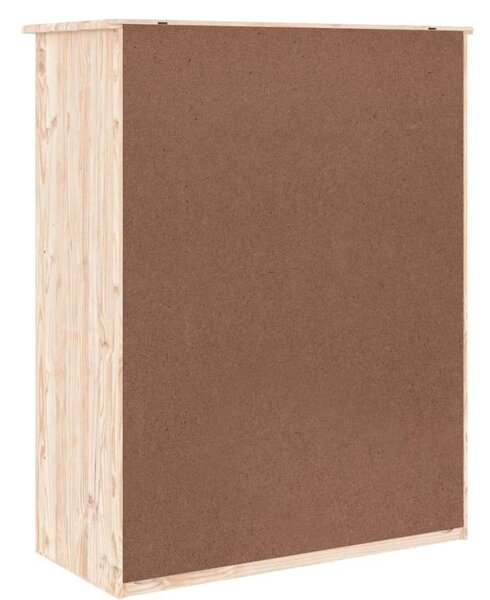 Alta Cipőszekrény - Tömör Fenyőfa - 77x35x96 cm
